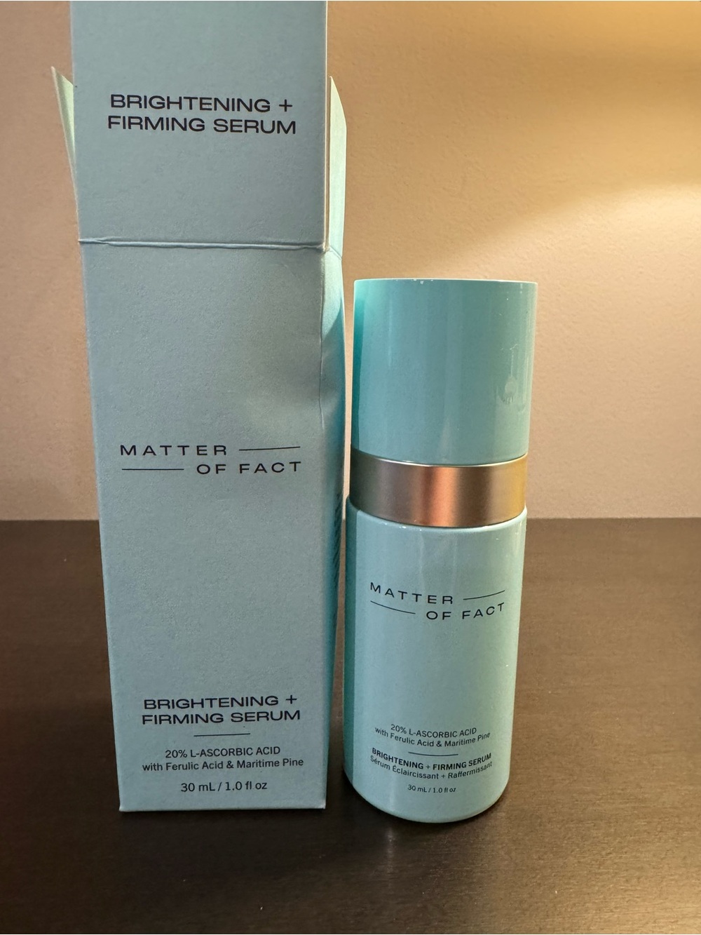 Matter of Fact Brightening Firming Serum 1 oz 30 ml Full Size NIB
